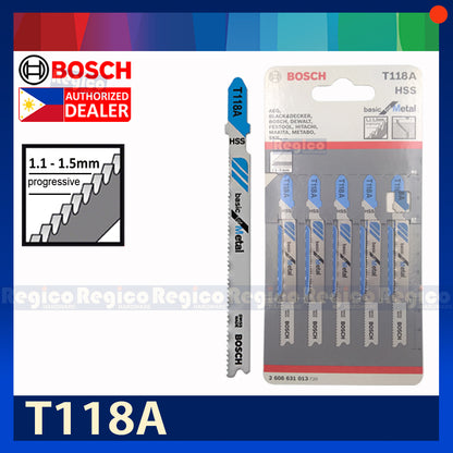 BOSCH Jigsaw Blade Set Basic for Metal 5pcs/set Bosch Accessories