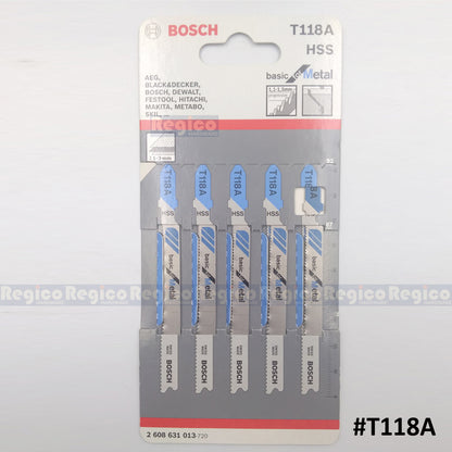 BOSCH Jigsaw Blade Set Basic for Metal 5pcs/set Bosch Accessories