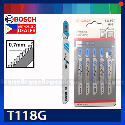 BOSCH Jigsaw Blade Set Basic for Metal 5pcs/set Bosch Accessories