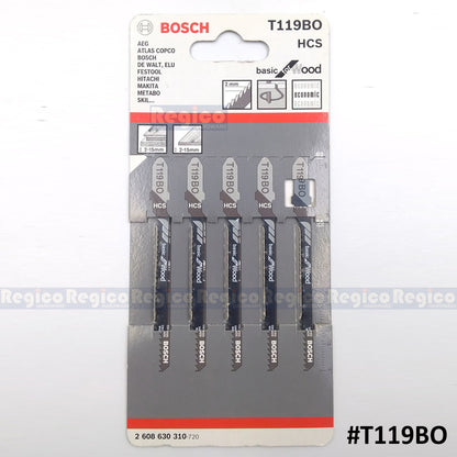 Bosch Jigsaw Blade Set Basic for Wood 5pcs/set Bosch Accessories