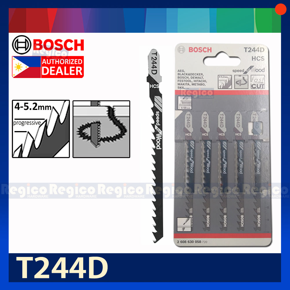 BOSCH Jigsaw Blade Set Speed for Wood Bosch Accessories
