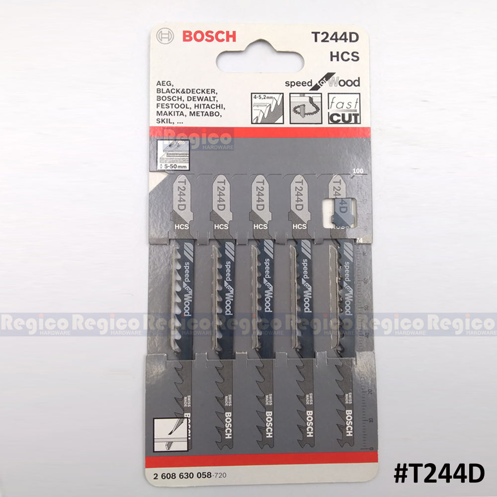 BOSCH Jigsaw Blade Set Speed for Wood Bosch Accessories