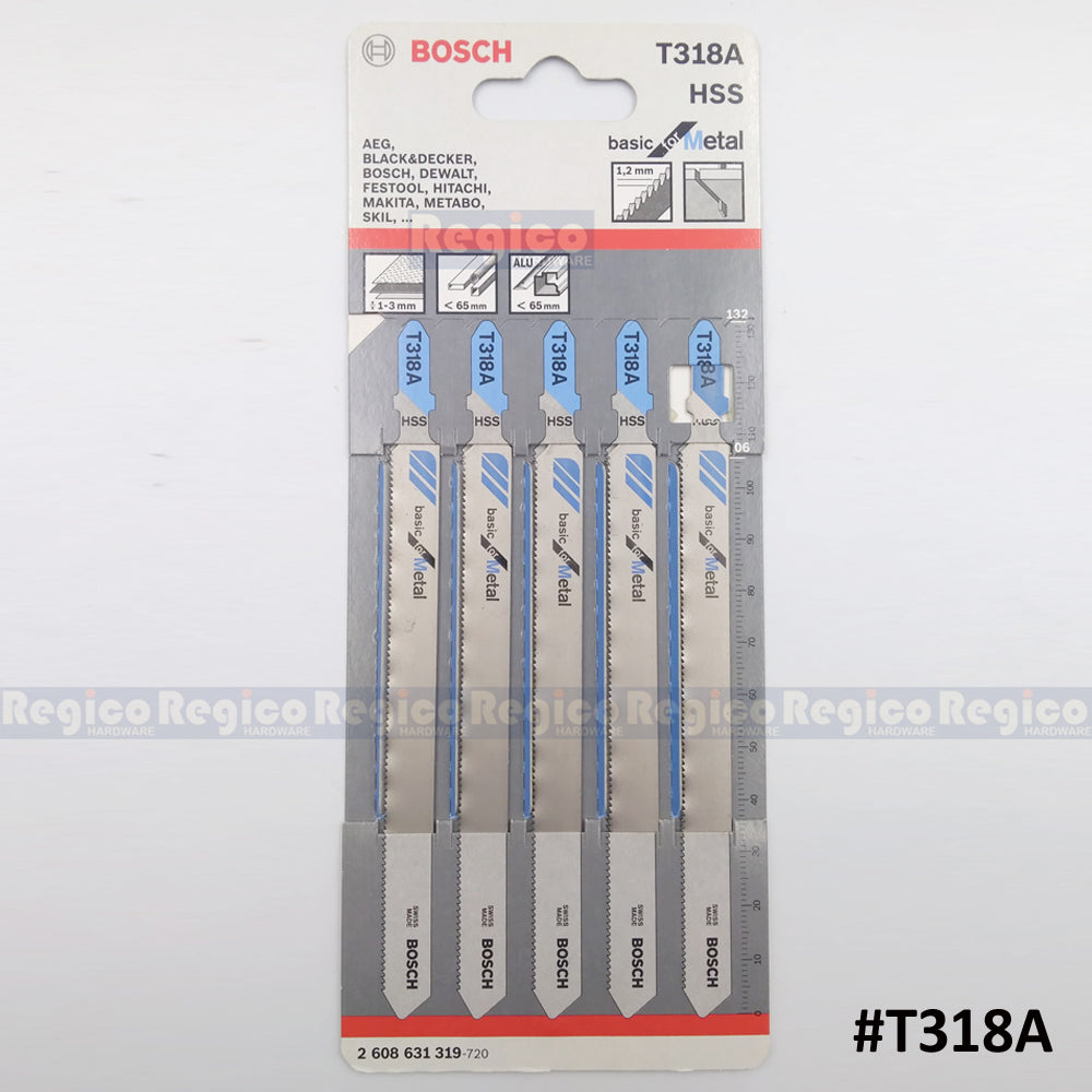 BOSCH Jigsaw Blade Set Basic for Metal 5pcs/set Bosch Accessories