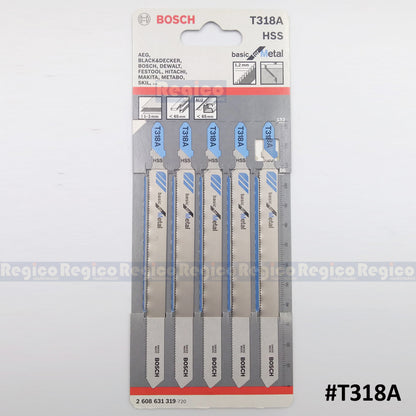 BOSCH Jigsaw Blade Set Basic for Metal 5pcs/set Bosch Accessories