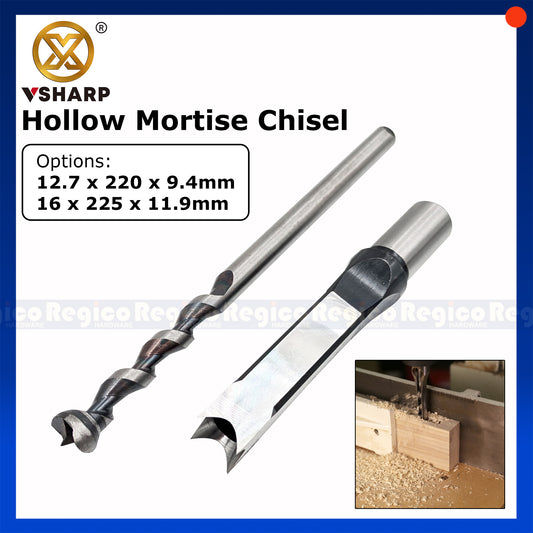 Vsharp Hollow Mortise Chisel Drill Wood Bit 16mm 12.7mm