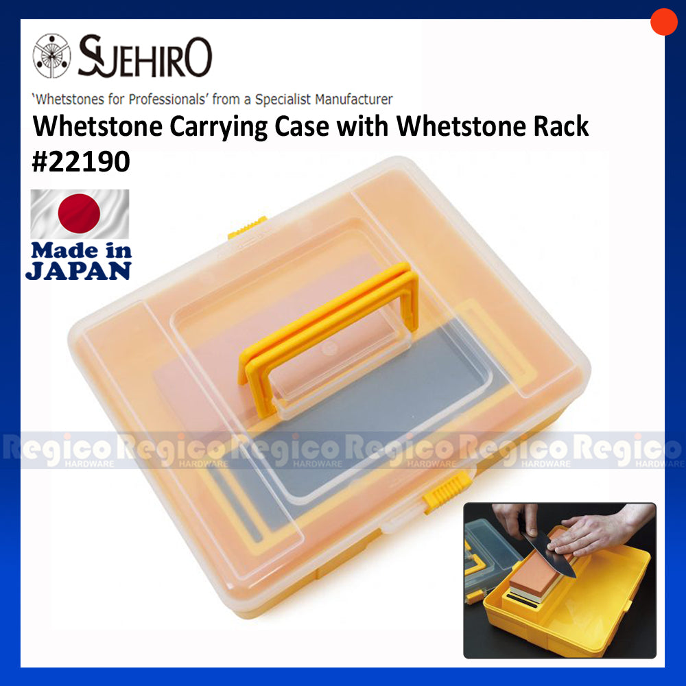 Suehiro Whetstone Sharpening Stone Carrying Case with Whetstone Rack #22190