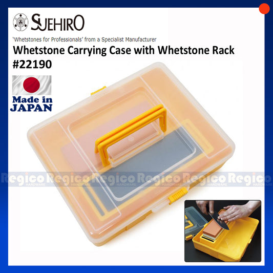 Suehiro Whetstone Sharpening Stone Carrying Case with Whetstone Rack #22190