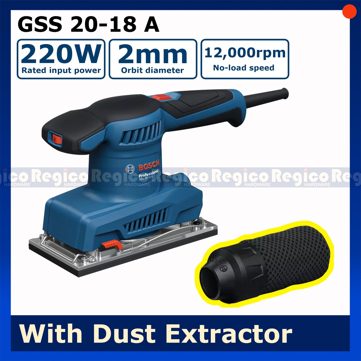 Bosch GSS 20-18 | GSS 20-18A Orbital Sander Bosch Blue Line