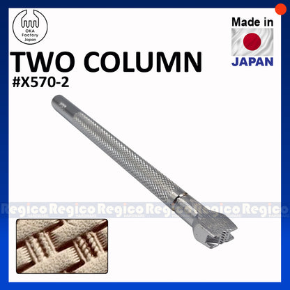 Oka Braided Basketweave Leather Engraving and Embossing Stamping Tool Leather Craft