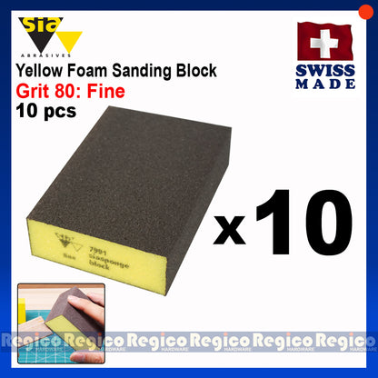 SIA Foam Sandpaper Sanding Block and Pad (7991,7983)