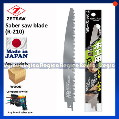 Zetsaw Reciprocating Saber Saw Blade for Demolishing Woodworking and Metal Saw Blade