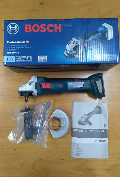 BOSCH GWS 18v-10 Cordless Angle Grinder UNIT ONLY Battery and charger not included Bosch Cordless