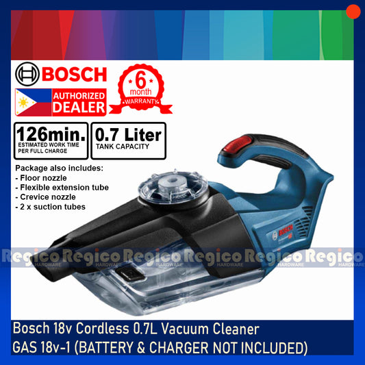 BOSCH GAS 18v-1 Cordless Vacuum UNIT ONLY Battery and charger not included Original Genuine Bosch Cordless