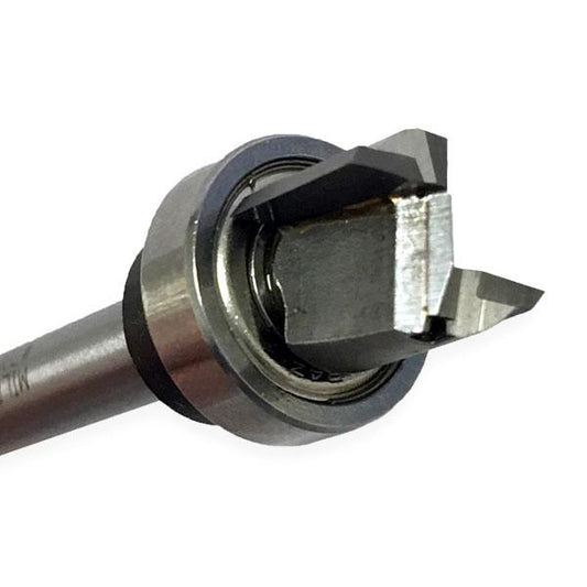 Milescraft Straight Router Bit w/ Bearing 1/4  x 1/2  (#2216)