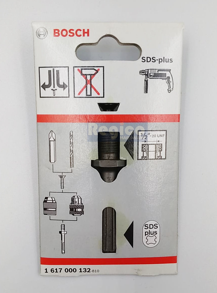 BOSCH SDS + Adapter for 1/2 Drill Chuck (0132) Bosch Accessories
