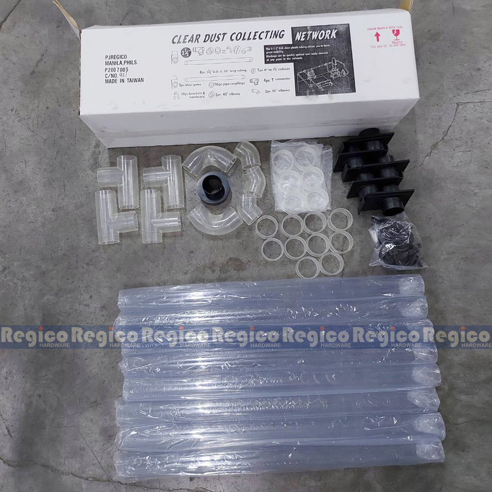RegicoCraft Clear Pipe Dust Collection Kit 89pcs. #00351