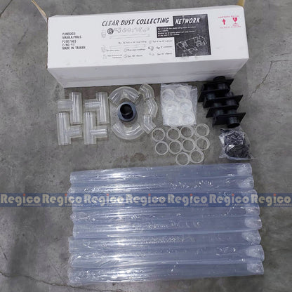 RegicoCraft Clear Pipe Dust Collection Kit 89pcs. #00351