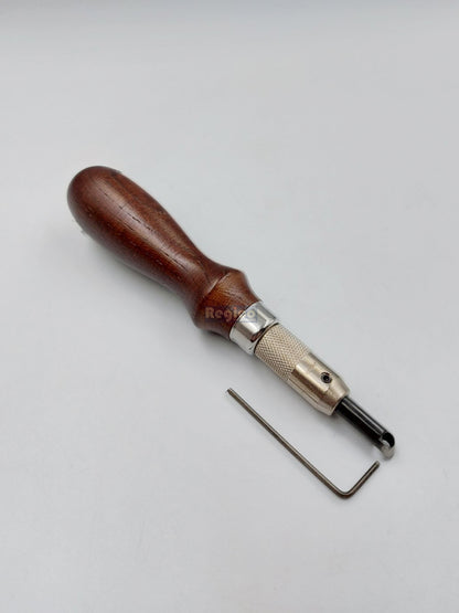 Oka Leather Groover Creaser Beveller Tool Edge Stitching Groover Punch Leatherwork Oka GRV1500
