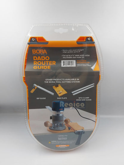 Bora Dado Router Guide Plate for NGX Clamp Edge Guide Rail Woodworking 542005 (ROUTER PLATE ONLY)