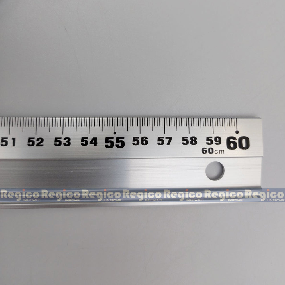 Shinwa Aluminum Straight Ruler Non-Slip Ruler