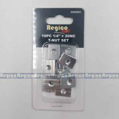 Regicocraft Aluminum T- Nut Fastener 10pcs/set #00903