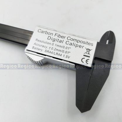 Regicocraft 150mm Carbon Fiber Digital Vernier Caliper Measuring Tool #00818
