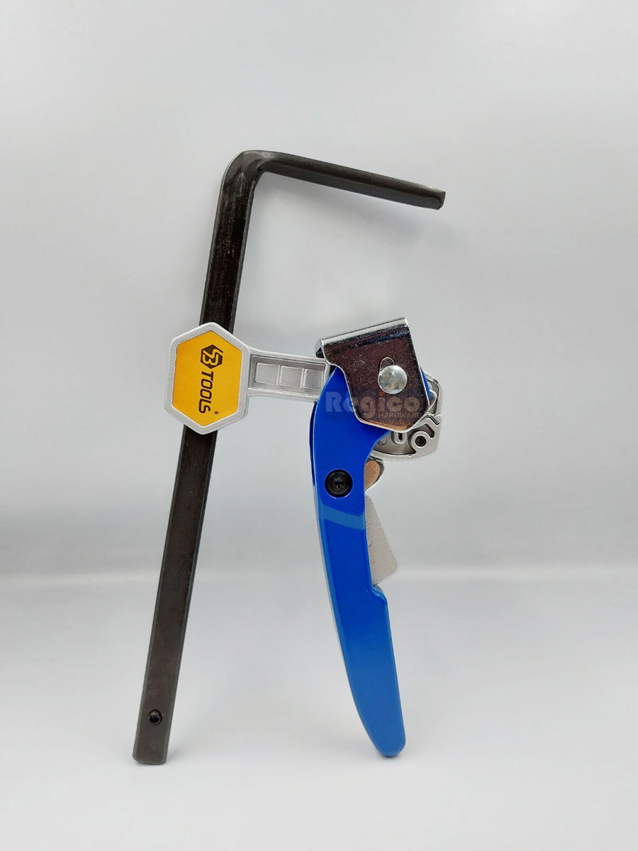 SB Tools 150mm Table Groove Clamp MFT Ratcheting Quick Release Ratcheting Woodworking Clamp