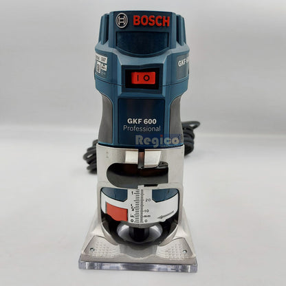 Bosch Palm Router GKF 600 Trimmer with Collet reducer 8mm x 1/4" Bosch Blue Line