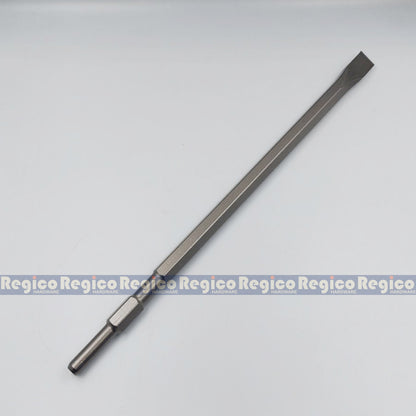 MOKUBA Flat Chisel 17mm Hex Shank for Demolishing Chipping Hammer Gun Made in Japan