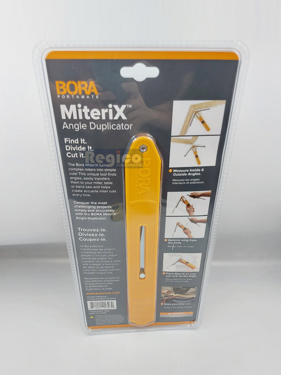 Bora Miterix Angle Duplicator Woodworking T Square Right Angle 45 Degree Angle Finder 530401