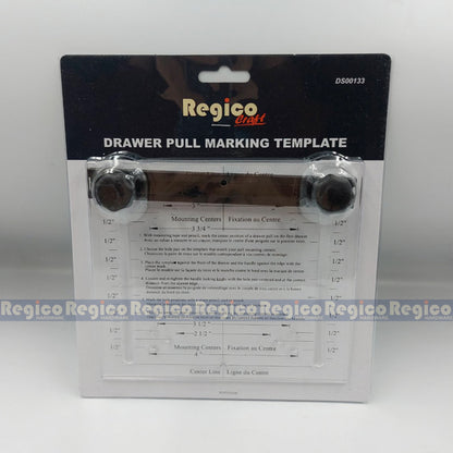 Regicocraft Drawer Pull Marking Template #00133