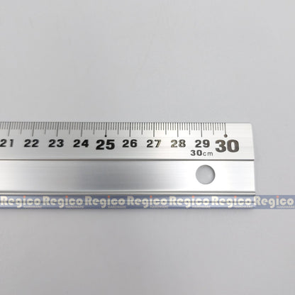 Shinwa Aluminum Straight Ruler Non-Slip Ruler
