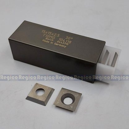 Exmac 10pcs Tungsten Carbide Insert Blade made in Germany for Exmac Jointer & Planer