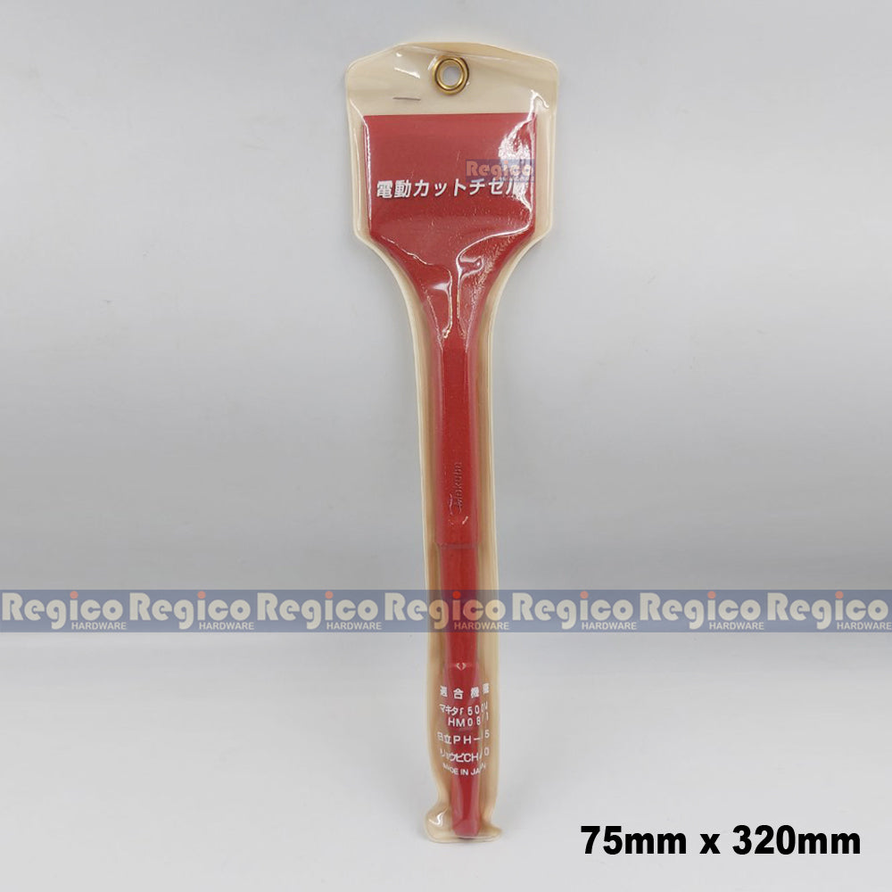 MOKUBA Scaling Flat Chisel Made in Japan 17mm Hexagon Shank