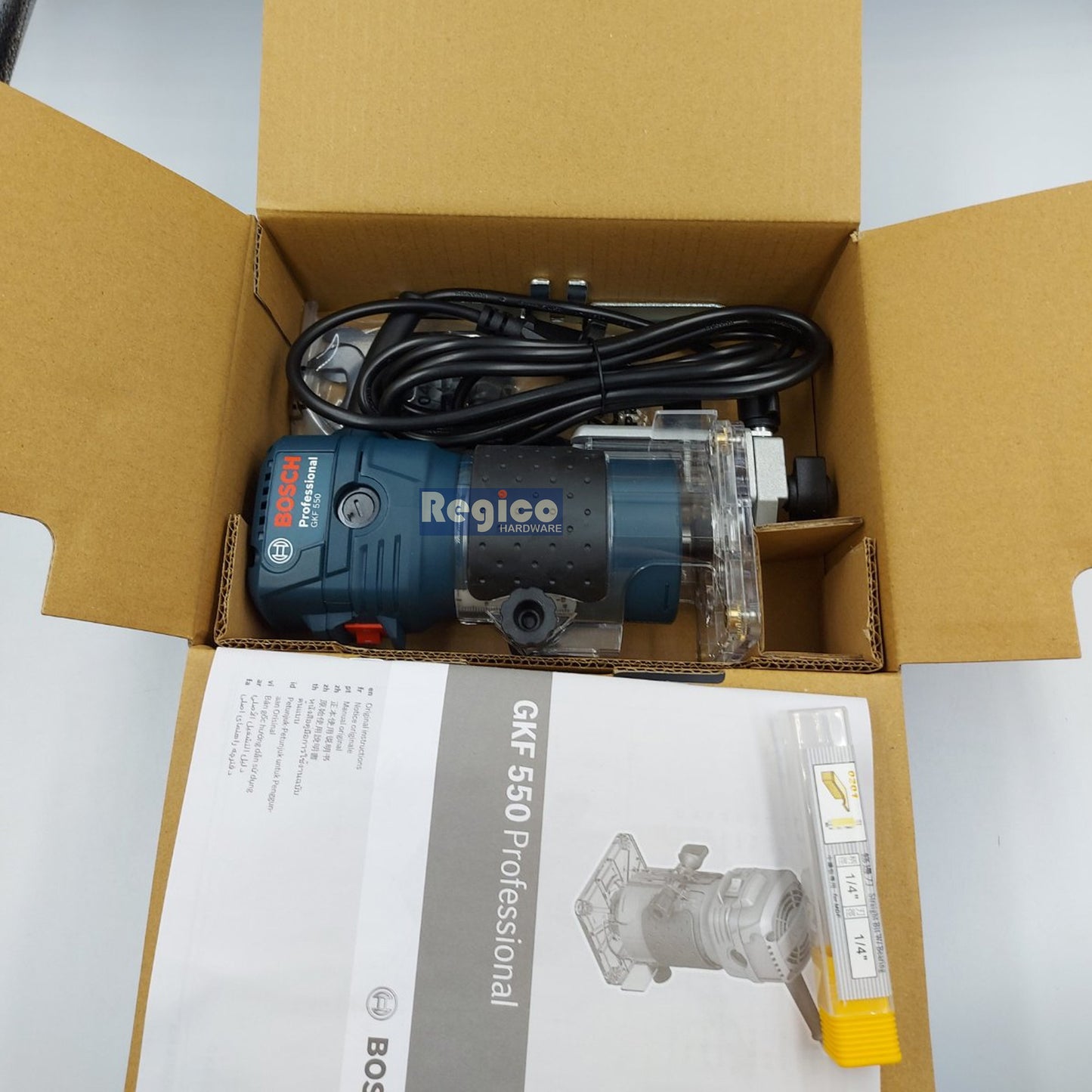 BOSCH GKF 550 1/4 Shank Electric Trimmer Genuine Original Bosch COC