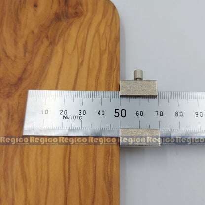 Shinwa 30 cm (12 inch) Stainless Steel Straight Ruler Brass Stopper Made In Japan
