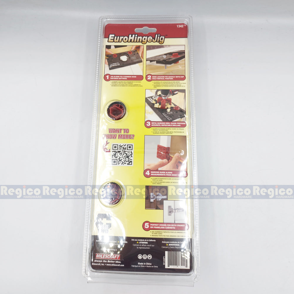 Milescraft Concealed  Euro Hinge Jig #1342