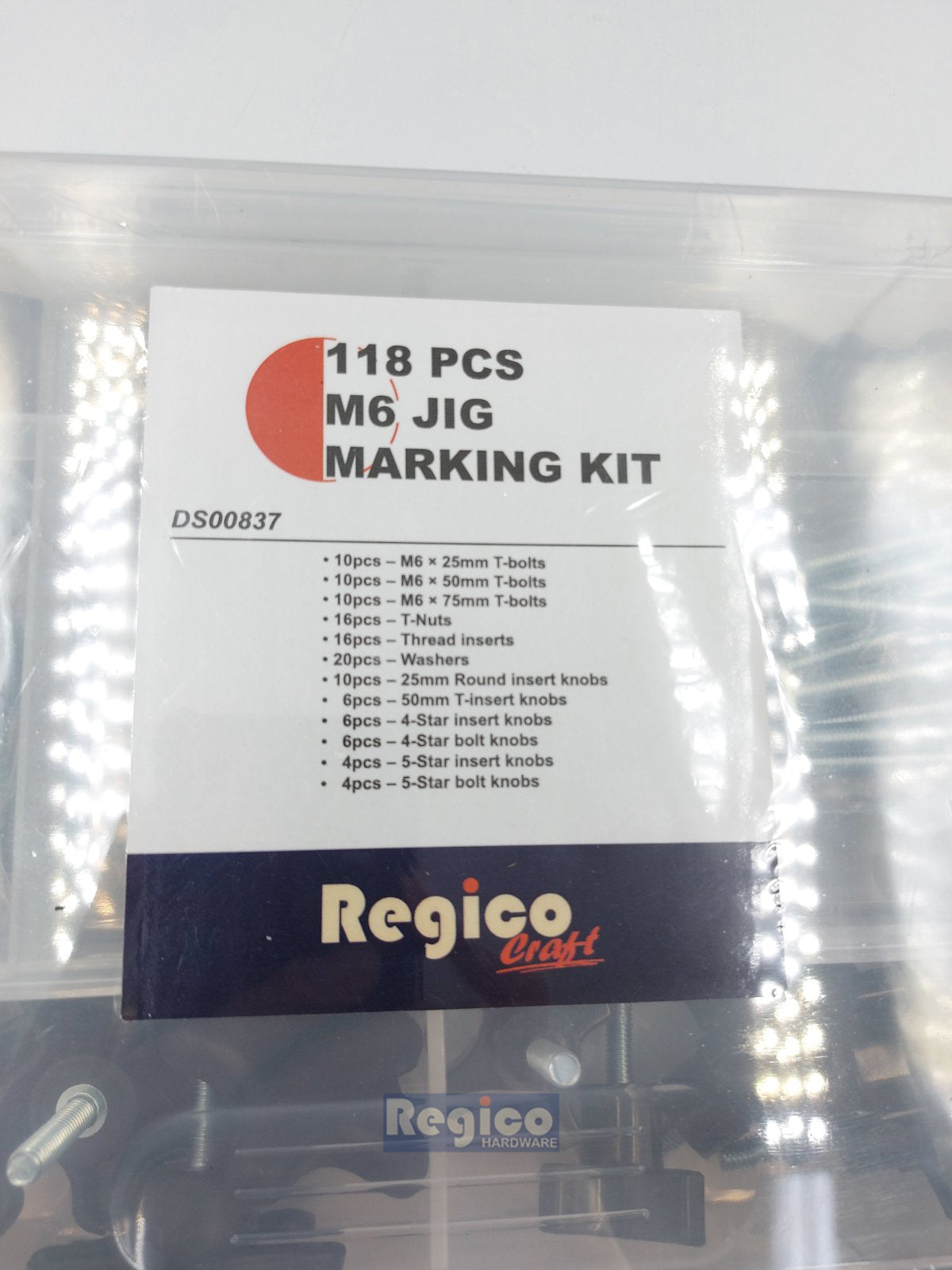 Regicocraft Jig Marking Kit M6 118pcs/set #00837