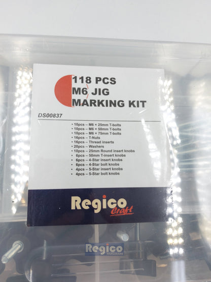 Regicocraft Jig Marking Kit M6 118pcs/set #00837