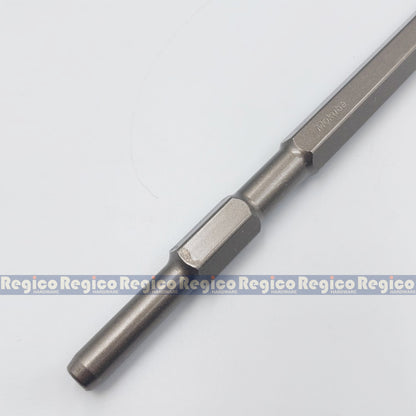 MOKUBA Pointed Chisel 17mm Hex Shank for Demolishing Chipping Hammer Gun Made in Japan