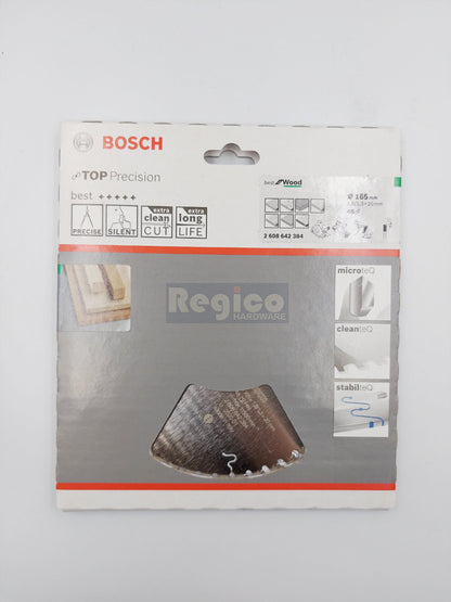 Bosch 48T x 6.5 inches 165mm Best for Wood Circular Saw Blade  for GKS 18vli Bosch Accessories
