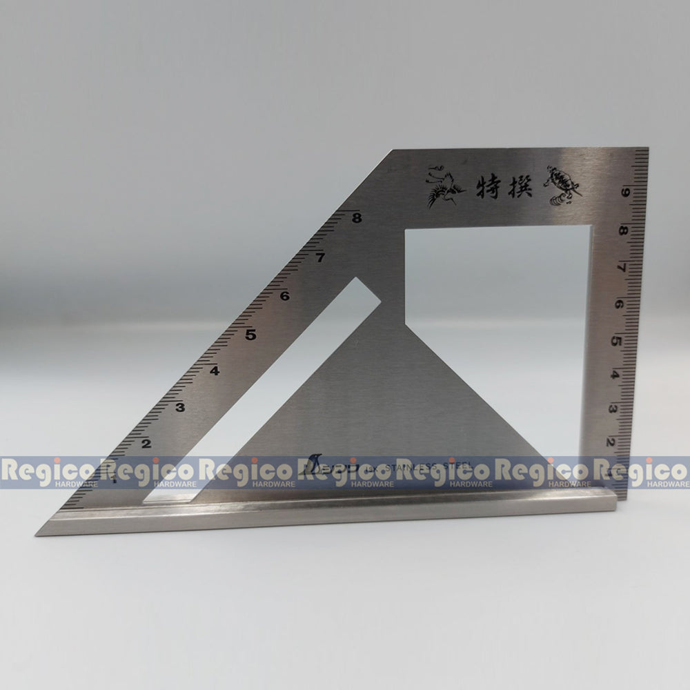 Shinwa #62081 Miter Ruler 45 Degree 90 Degree Stainless Steel Scribe Mark Ruler Square Squala Layout Miter Line Gauge Carpenter