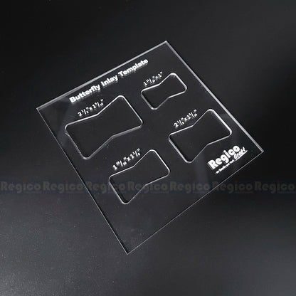 Regicocraft Woodworking Butterfly Bowtie Key inlay Template Set Kit #51302