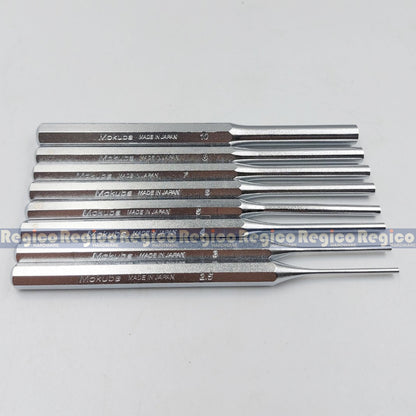 MOKUBA 150mm Japanese Straight Pin Punch Set