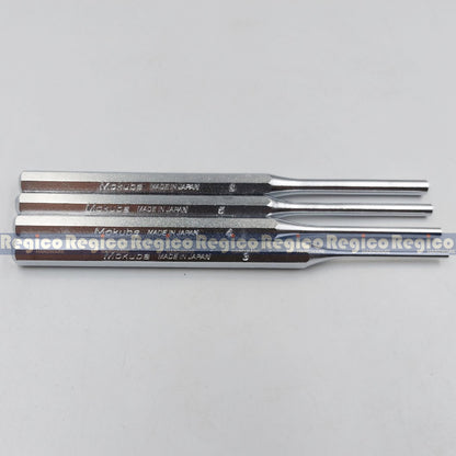 MOKUBA 150mm Japanese Straight Pin Punch Set