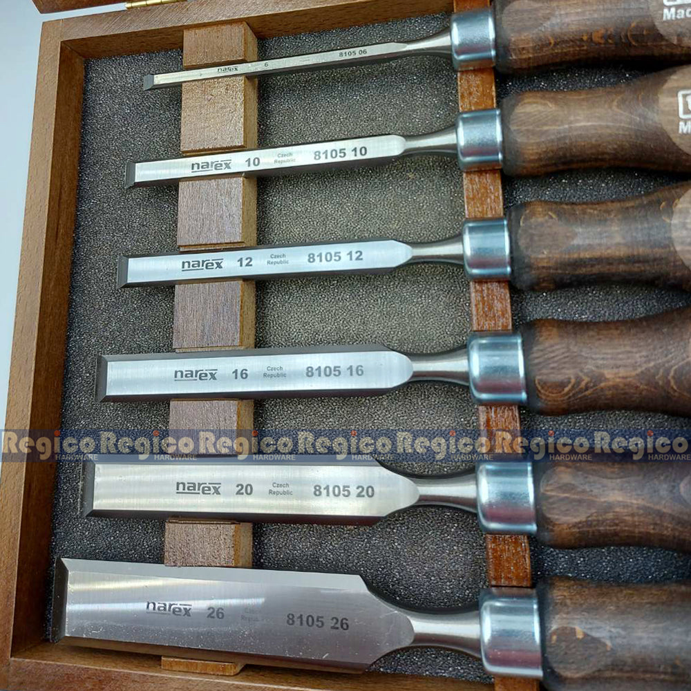 Narex Bevel Edge Wooden Wood Chisel Set Woodworking tools #877601 #853053
