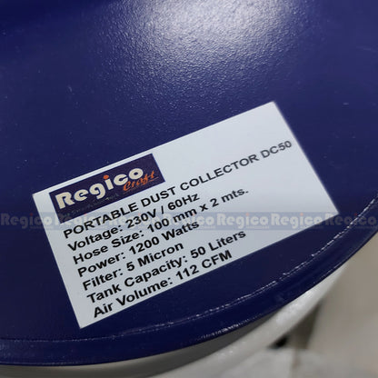 Regicocraft 50 Liters Portable Dust Collector #DC50
