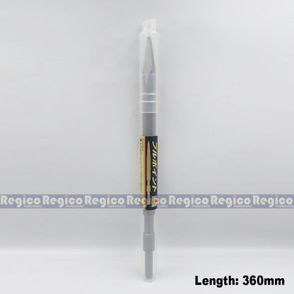 MOKUBA Pointed Chisel 17mm Hex Shank for Demolishing Chipping Hammer Gun Made in Japan