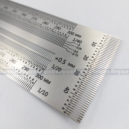 Regicocraft 300mm Stainless Steel T-Type Ruler #02404