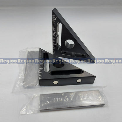 Regicocraft Aluminum Alloy Tri-Angle Rule with Magnet #00913